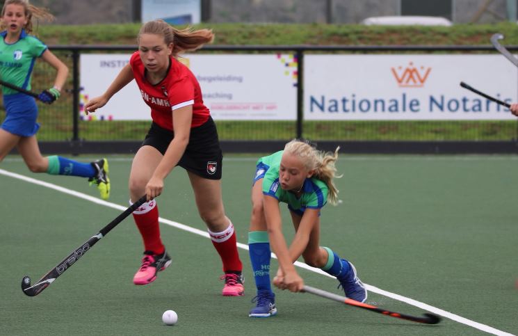 C1 meiden HC Rijnvliet Utrecht kampioen